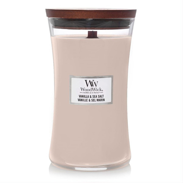 WOODWICK LARGE HOURGLASS VANILLA & SEA SALT, žvakė, 609g paveikslėlis