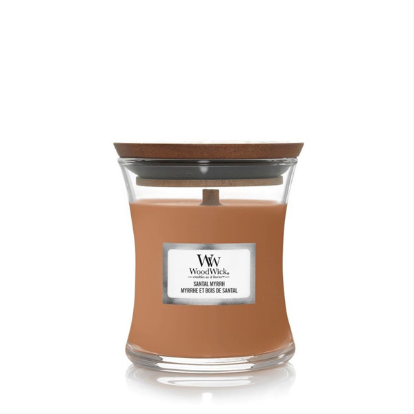 WOODWICK MINI HOURGLASS SANTAL MYRRH, žvakė, 85g paveikslėlis