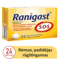 RANIGAST® S-O-S, 24 kramtomosios tabletės paveikslėlis