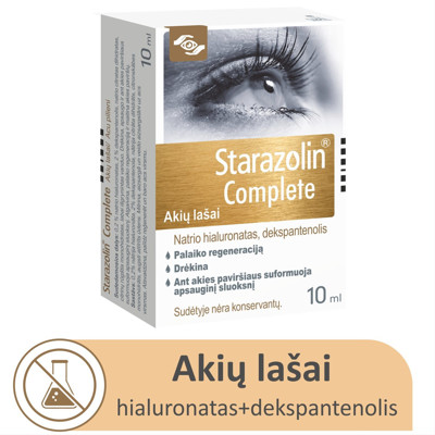 STARAZOLIN COMPLETE, akių lašai, 10 ml  paveikslėlis