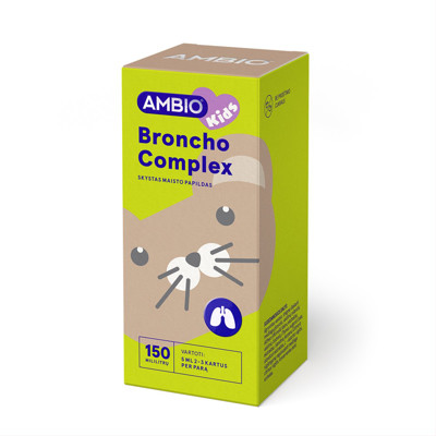 AMBIO KIDS BRONCHO COMPLEX, 150 ml paveikslėlis