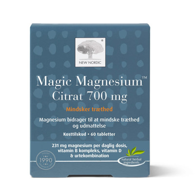 NEW NORDIC MAGIC MAGNESIUM CITRAT, 60 tablečių paveikslėlis