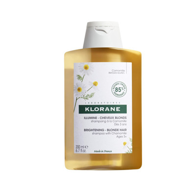 KLORANE CHAMOMILE, šampūnas šviesiems plaukams su ramunėlių ekstraktu, 200 ml paveikslėlis