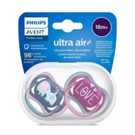 PHILIPS AVENT, silikoninis čiulptukas, 18+ mėn., Ultra Air, SCF349/22, 2vnt. paveikslėlis