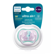 PHILIPS AVENT, silikonis čiulptukas, 6-18mėn., Ultra Air, SCF086/06, 1vnt. paveikslėlis