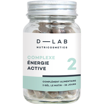 D-LAB - Maisto papildas, aktyvios energijos kompleksas 56 kapsulės