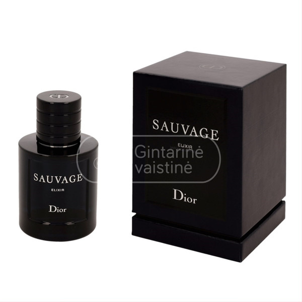 CHRISTIAN DIOR SAUVAGE ELIXIR, Kvapusis vanduo vyrams, 60ml paveikslėlis