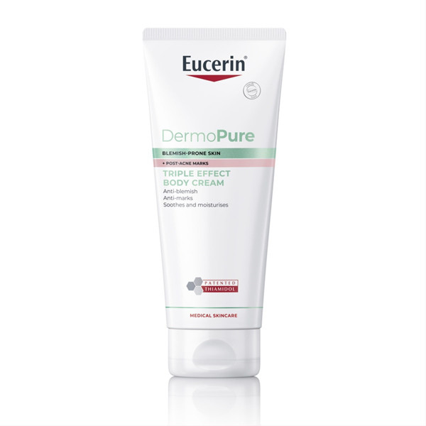 EUCERIN DERMOPURE,  trigubo poveikio kūno kremas, 200ml paveikslėlis