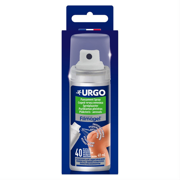 URGO PANSEMENT SPRAY, purškiamas pleistras, 40 ml paveikslėlis