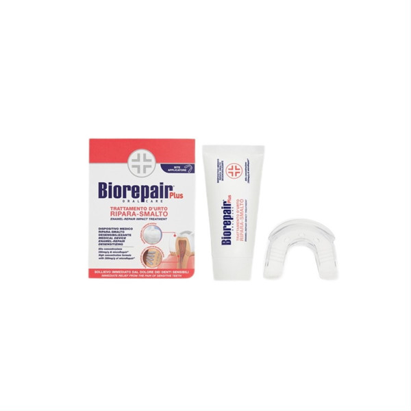 BIOREPAIR PLUS ENAMEL REPAIR, intensyvus dantų jautrumą mažinantis kondicionierius su kapa, 50 ml. paveikslėlis