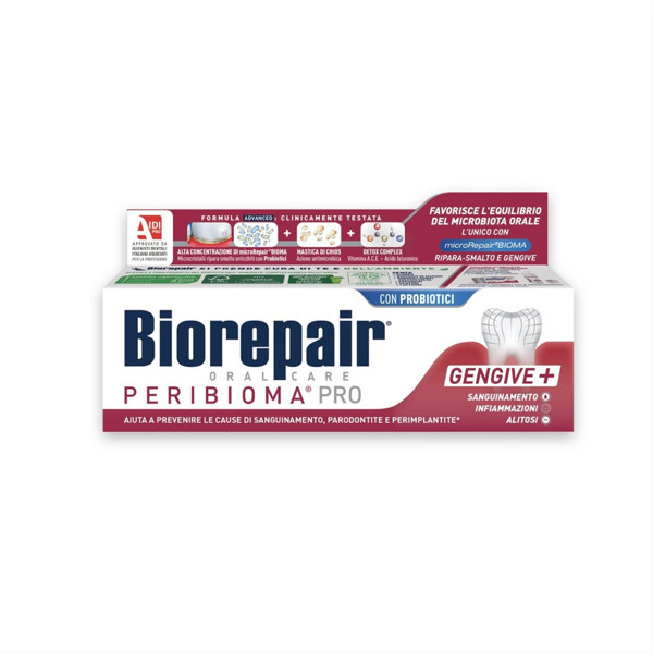 BIOREPAIR PERIBIOMA PRO, dantų pasta su probiotikais, 75 ml.  paveikslėlis