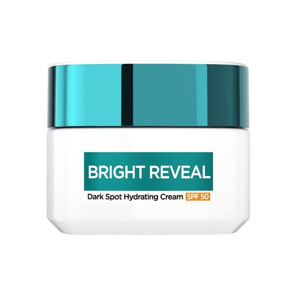 L'Oreal Paris Bright Reveal, tamsias dėmes šviesinantis drėkinantis kremas su SPF 50, 50 ml paveikslėlis