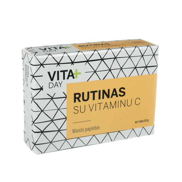 VITADAY RUTINAS SU VITAMINU C, 60 tablečių paveikslėlis