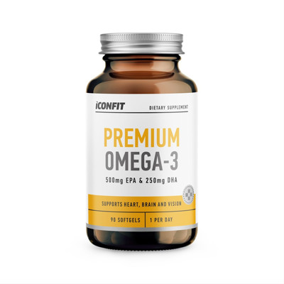 ICONFIT, premium omega 3, 90 kapsulių paveikslėlis