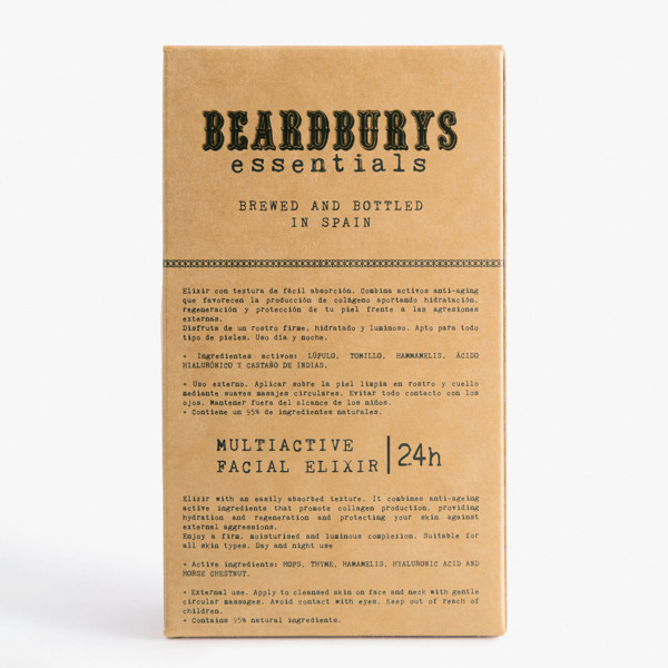 „Beardburys“ MULTIACTIVE daugiafunkcis eliksyras-drėkinamasis kremas 24H, 240 ml