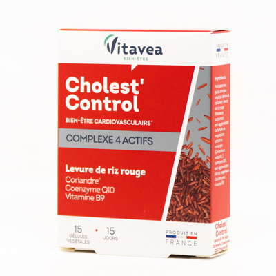 VITAVEA Cholesterolio kontrolei CHOLEST'CONTROL, 15 kapsulių