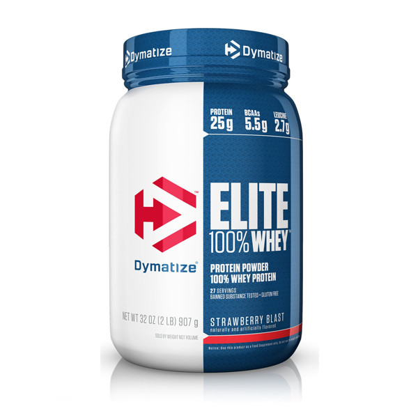 Dymatize  Elite Whey 942g Braškių skonio