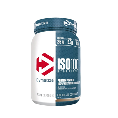 Dymatize  ISO 100 932g Šokoladinio Kokoso skonio