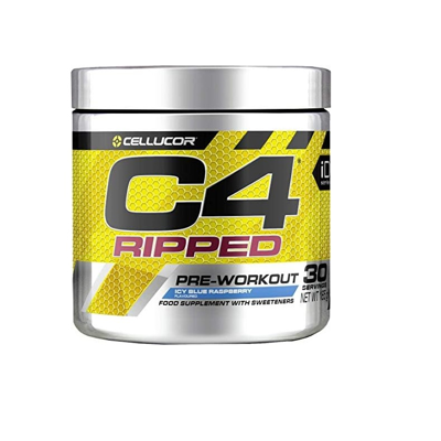 Cellucor C4 Ripped 180g Mėlynųjų Aviečių skonio