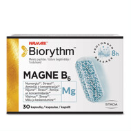 BIORYTHM MAGNE B6, 30 kapsulių paveikslėlis BIORYTHM MAGNE B6, 30 kapsulių paveikslėlis