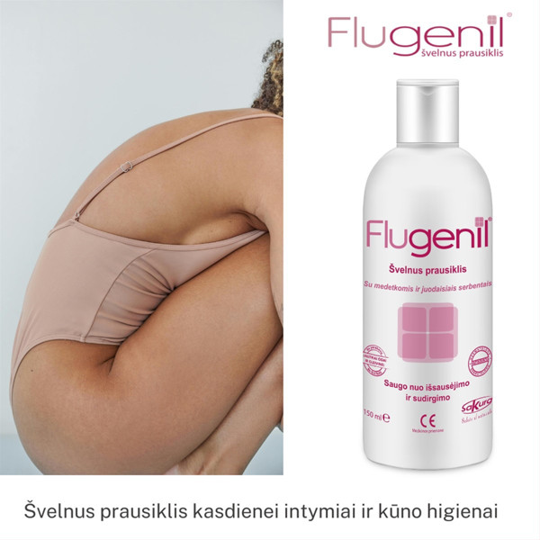 FLUGENIL, švelnus prausiklis, 150 ml paveikslėlis