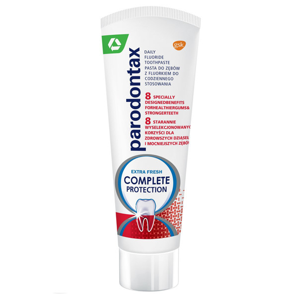 PARODONTAX COMPLETE PROTECTION EXTRA FRESH, dantų pasta, 75 ml paveikslėlis