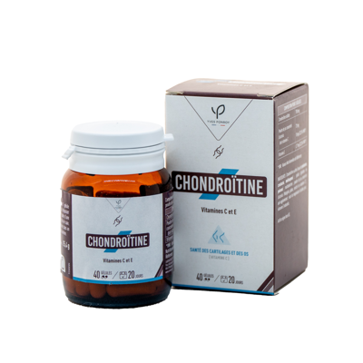 VITAVEA Chondroitinas su natūralios kilmės vitaminais E ir C, 40 kapsulių