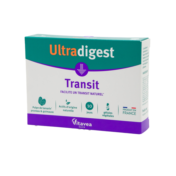 VITAVEA Reguliariam žarnynui ULTRADIGEST TRANSIT, 10 kapsulių