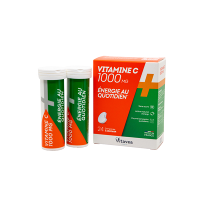 VITAVEA Vitaminas C 1000 mg, 24 kramtomos tabletės