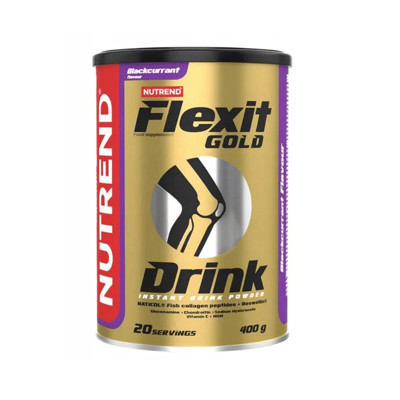 Nutrend Flexit Gold Drink 400g Juodųjų serbentų skonio