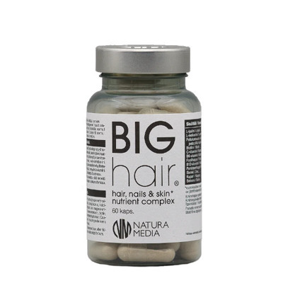 BIGhair (plaukams, nagams ir odai maistinių medžiagų kompleksas), 60 kapsulių