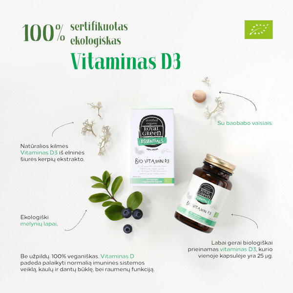 ROYAL GREEN BIO VITAMINAS D3 1000TV