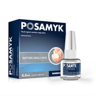 POSAMYK, 78,22mg/ml, vaistinis nagų lakas,  6,6ml, N1 paveikslėlis