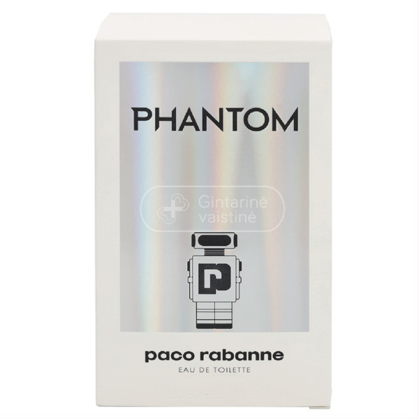 PACO RABANNE PHANTOM EDT, Tualetinis vanduo vyrams, 100ml paveikslėlis