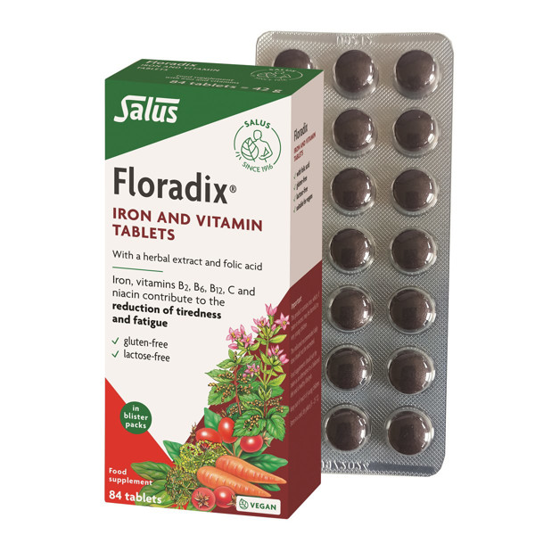 FLORADIX, GELEŽIES TABLETĖS, 84 TABLETĖS paveikslėlis