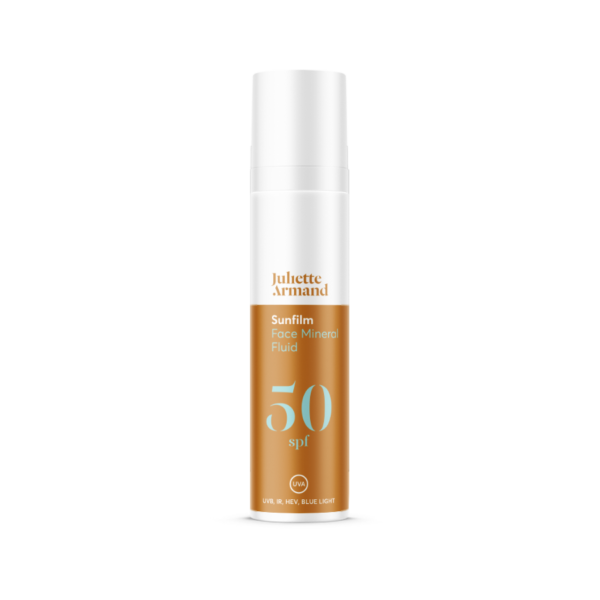 „Juliette Armand Sunfilm“ Face Mineral Fluid SPF 50 – Skystas kremas su apsauga nuo saulės 40 ml