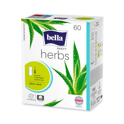 BELLA HERBS ALOE, įklotai, N60 paveikslėlis