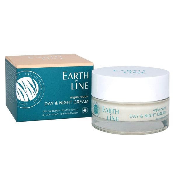 EARTH LINE Argan Repair Dieninis ir naktinis kremas su UVA, visų tipų odai