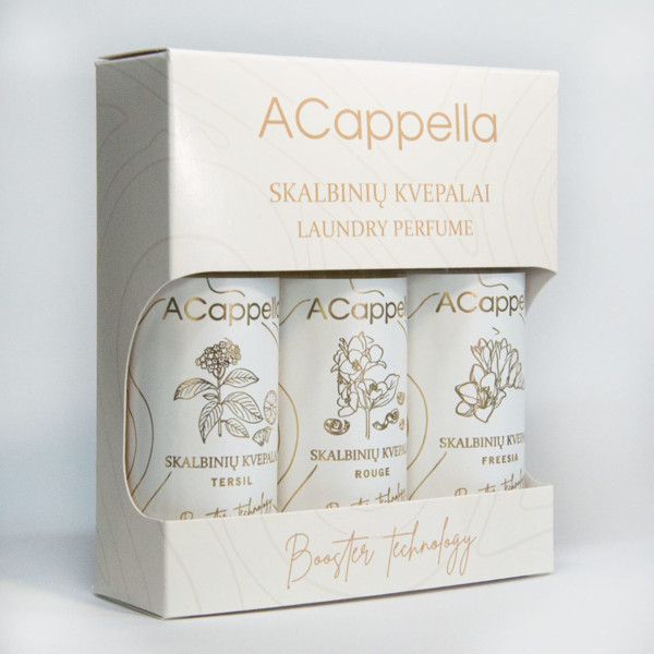 ACAPPELLA skalbinių kvepalų rinkinys (3x100 ml)