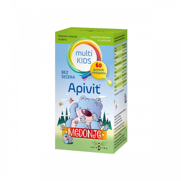 APIVIT® multi Kids Teddies guminukai N60