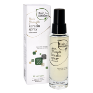 HAIRWONDER plaukus sustiprinantis keratinų derinio purškiklis „Hair Strength“ keratin spray, 50 ml. HAIRWONDER plaukus sustiprinantis keratinų derinio purškiklis „Hair Strength“ keratin spray, 50 ml.