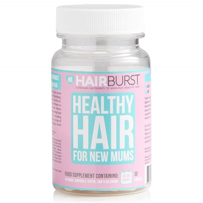 HAIRBURST,maisto papildas plaukams, moterims po gimdymo, 30 kapsulių paveikslėlis