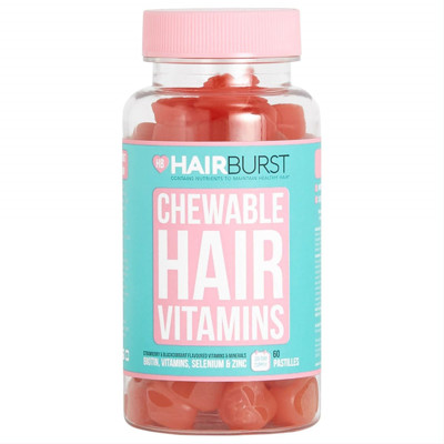 HAIRBURST, vitaminai plaukams, 60 guminukų paveikslėlis