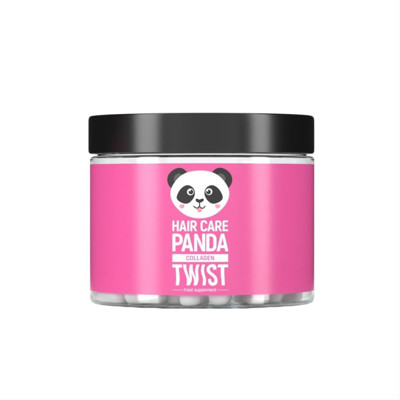 HAIR CARE PANDA COLLAGEN TWIST, plaukų priežiūrai, 60 kapsulių paveikslėlis