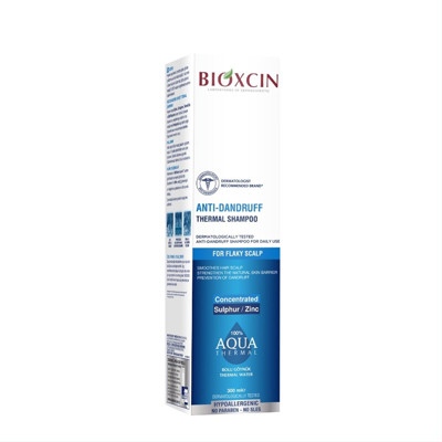 BIOXCIN AQUA THERMAL, šampūnas nuo pleiskanų, 300ml paveikslėlis