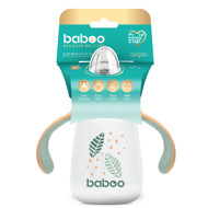 Baboo gertuvė su silikoniniu snapeliu, 260ml, 6+ mėn, Peachy Keen