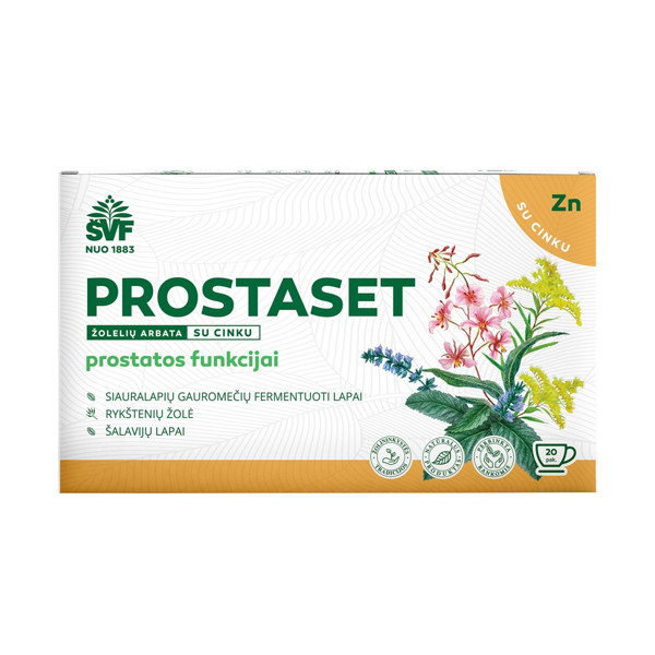 PROSTASET, žolelių arbata,1,5g, 20 pak. paveikslėlis