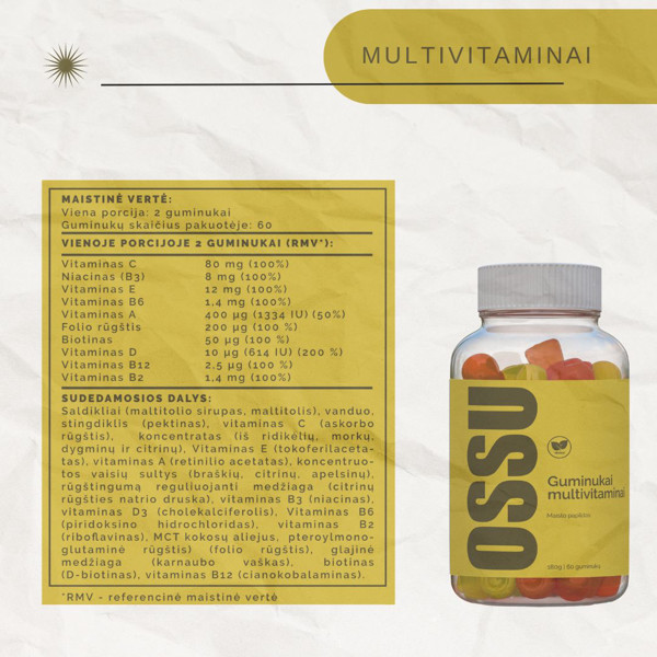 Maisto papildas multivitaminai MINI