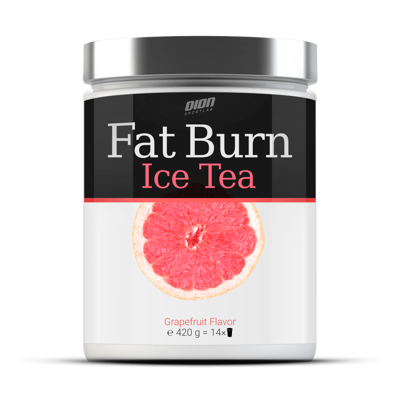 DION SPORTLAB FAT BURN Ice Tea, Greipfruto sk., 420 g