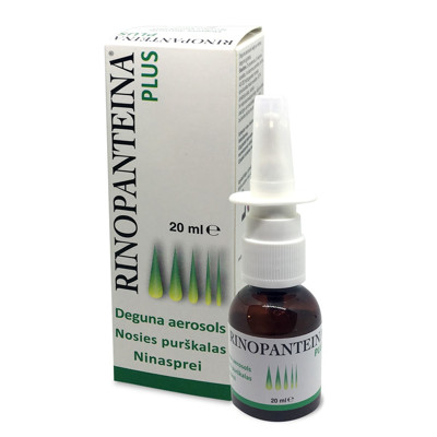 RINOPANTEINA PLUS, nosies purškalas, 20 ml paveikslėlis